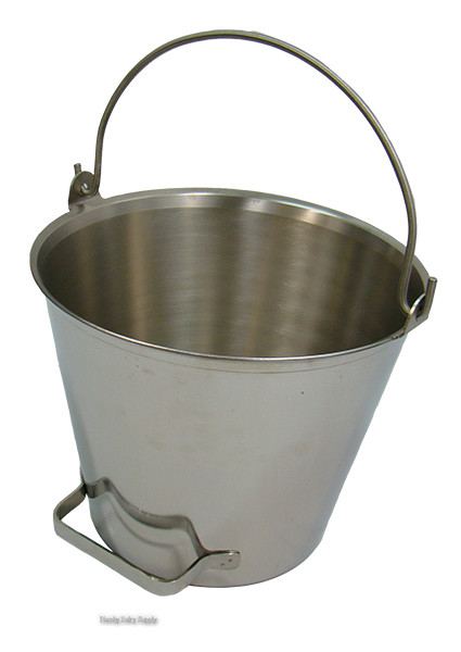 13 Quart Stainless Steel Pail with Pouring Handle Best Quality